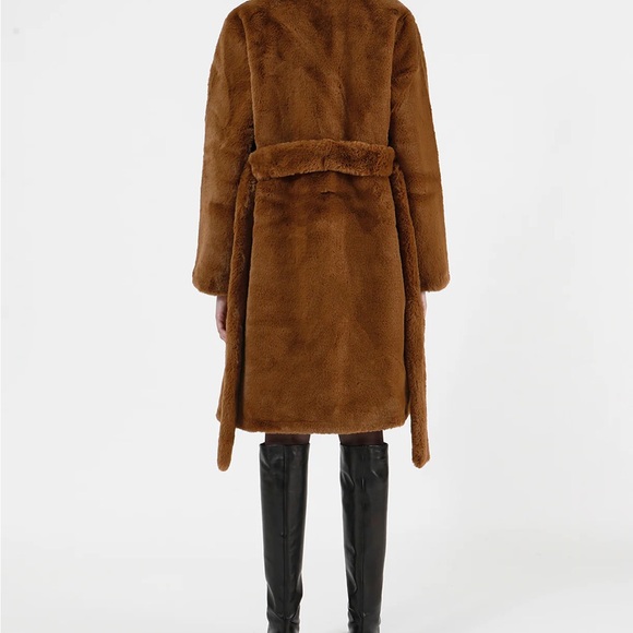 SOLD OUT! APPARIS Faux Fur BREE COAT XS - Picture 2 of 9